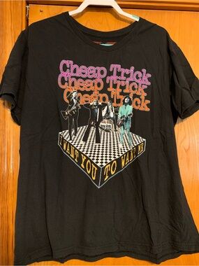 Vintage Black 'Cheap Trick' Graphic Tee xxl next level